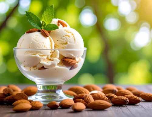 Helado de almendras